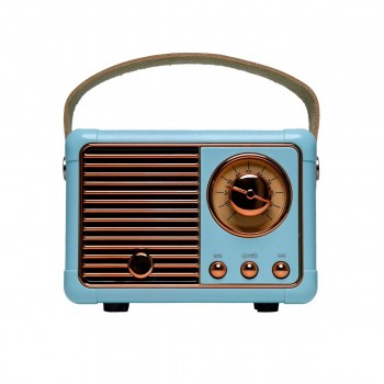 Denver BTP-203T Mini bluetooth speaker retro design turquoise Denver BTP-203T Mini bluetooth speaker retro design turquoise