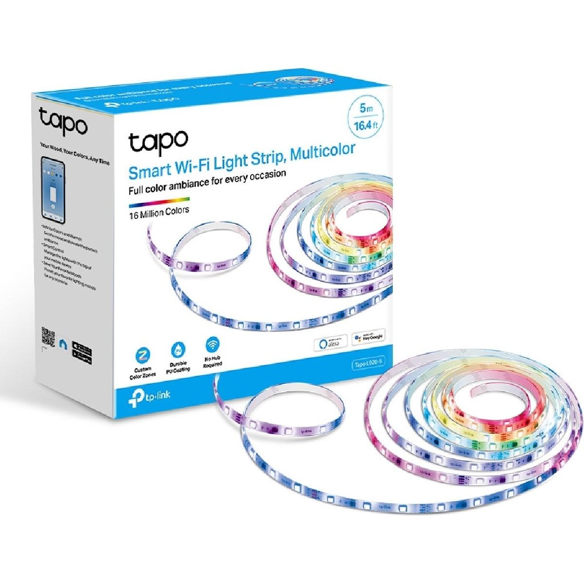 Tp-Link Tapo L920-5 ver1.20 Smart Wi-Fi light strip multicolor 5m