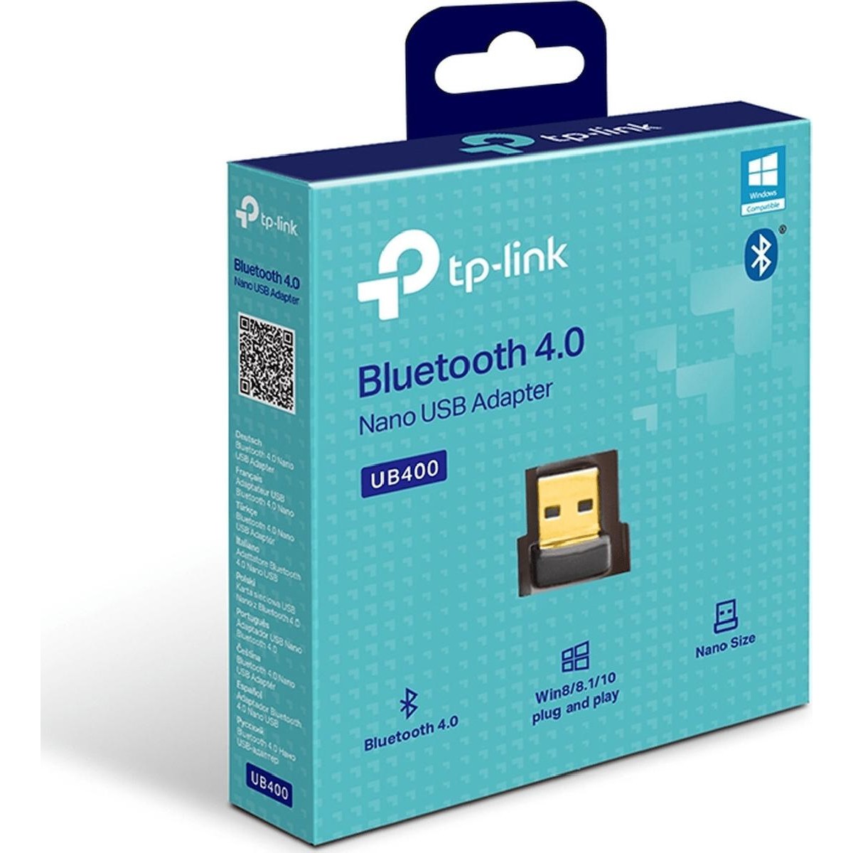 TP-Link UB400 Nano  USB Bluetooth 4.0 adapter ver 1.0 black