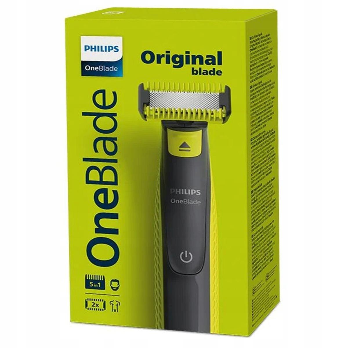 Philips OneBlade  QP2821/20 beard trimmer Wet & Dry grey lime