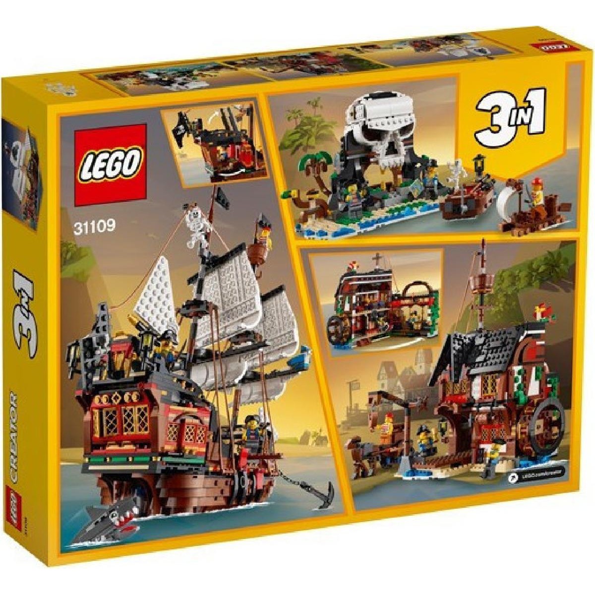 LEGO® Creator 3in1 Pirate Ship 9+ (31109)