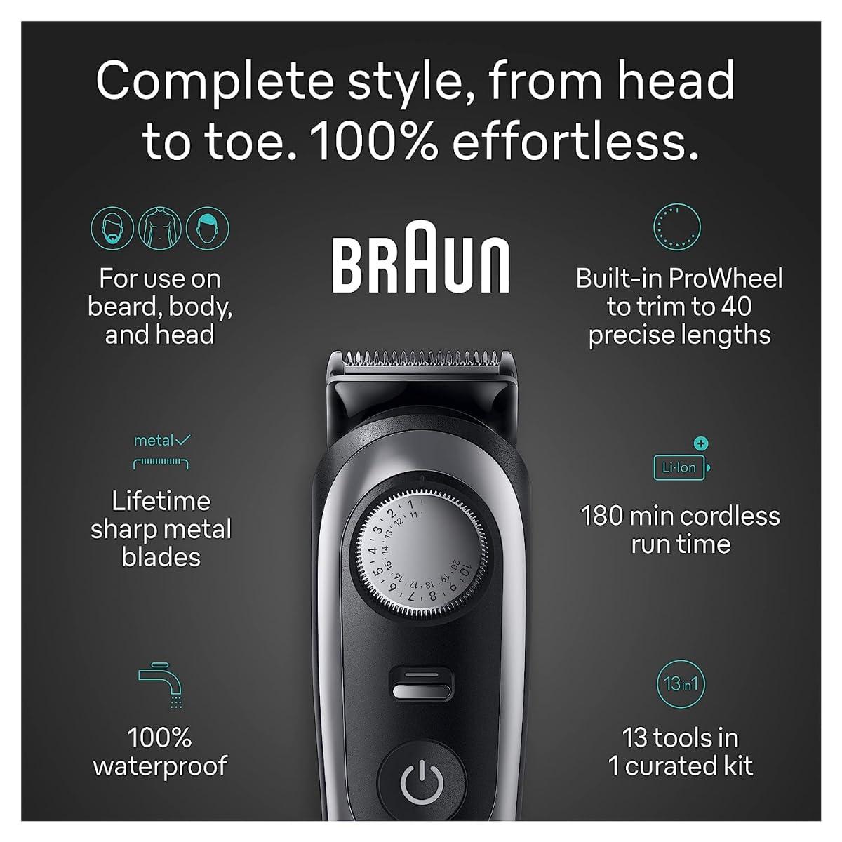 Braun Series 9 BT9420 professional Beard  Trimmer gray