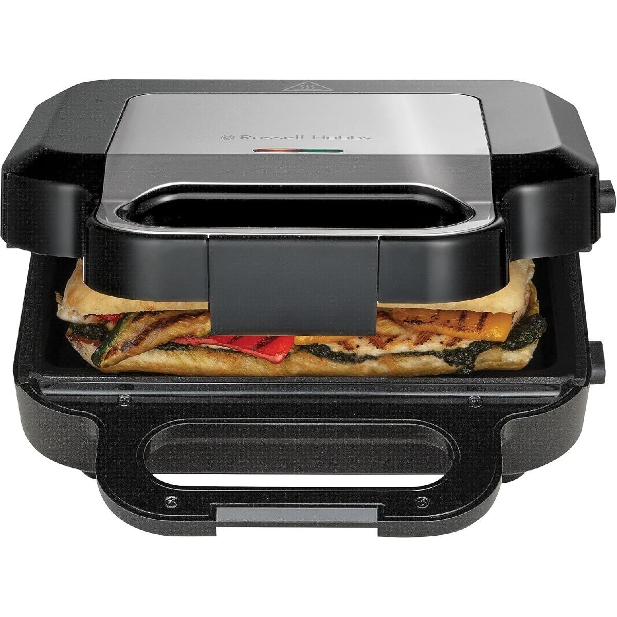 Russell Hobbs Creations 26810-56 Sandwich Waffle Maker 3in1 750 watt black siver