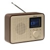 Denver DAB-60DW FM Φορητό Ραδιόφωνο Μπαταρίας Ρεύματος  DAB+ με Bluetooth darkwood