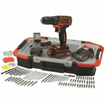 Black & Decker Δραπανοκατσάβιδο Μπαταρίας 18V 2 batteries 160 pieces ( BDCDC18BAST) Black & Decker Δραπανοκατσάβιδο Μπαταρίας 18V 2 batteries 160 pieces ( BDCDC18BAST)