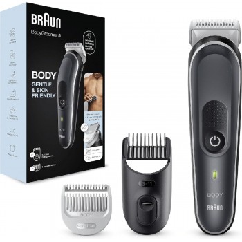 Braun BG5350 Bodygroomer 5 Men's Body Care with SkinShield Technology Grey/White