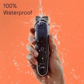 Braun BG5350 Bodygroomer 5 Men's Body Care with SkinShield Technology Grey/White Braun BG5350 Bodygroomer 5 Men's Body Care with SkinShield Technology Grey/White