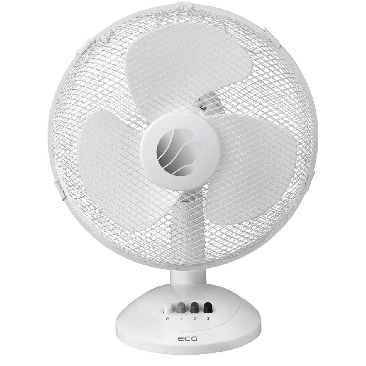ECG FΤ40Α Ανεμιστήρας επιτραπέζιος 50watt 40cm white