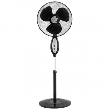 ECG FS40R Ανεμιστήρας ορθοστάτης 50watt 40cm με τηλεχειριρτήριο  black
