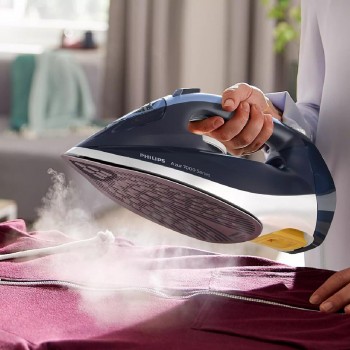 Philips DST7030/20 Steam iron 2800 watt black blue Philips DST7030/20 Steam iron 2800 watt black blue