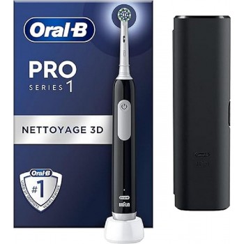 Oral-B Pro Series 1 Electric Toothbrush Black and Travel Case (914170) Oral-B Pro Series 1 Electric Toothbrush Black and Travel Case (914170)