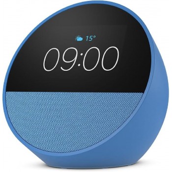 Amazon Echo Spot (2024) Smart alarm clock  with Alexa, Blue (B0C2RSJHS6)