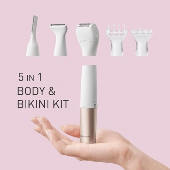 Panasonic ESWM31P301 Body & Bikini kit Epilator  5in1 white gold Panasonic ESWM31P301 Body & Bikini kit Epilator  5in1 white gold