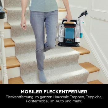 Shark PX200EUT StainStriker Stain Cleaner 450 watt 1,25 lt white/turquoise Shark PX200EUT StainStriker Stain Cleaner 450 watt 1,25 lt white/turquoise