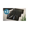 Philips HD2350/80 Τοστιέρα με 3 σετ πλάκες για 2 τοστ 750 watt black inox Philips HD2350/80 Τοστιέρα με 3 σετ πλάκες για 2 τοστ 750 watt black inox