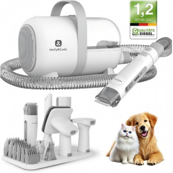 Molly&Cody SAMSON 7-in-1  Clipper Set with Pet Hair Extraction for Dogs & Cats (MC100004) Molly&Cody SAMSON 7-in-1  Clipper Set with Pet Hair Extraction for Dogs & Cats (MC100004)