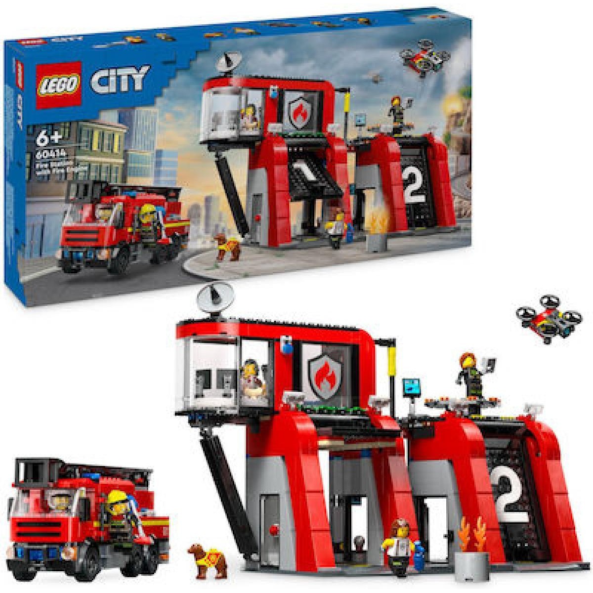 LEGO® City Fire Station With Fire Truck (60414)