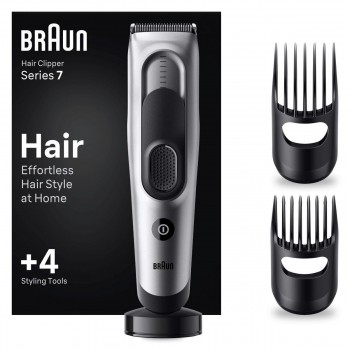 Braun HC7390 Series 7 Hair Clipper Silver Braun HC7390 Series 7 Hair Clipper Silver