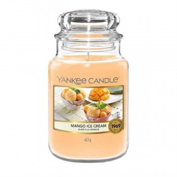 Yankee Candle Mango Ice Cream Αρωματικό Κερί 623gr Yankee Candle Mango Ice Cream Αρωματικό Κερί 623gr