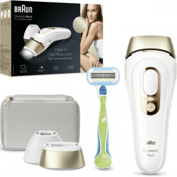 Braun IPL5152 Silk-Expert Pro 5 IPL epilator white gold Braun IPL5152 Silk-Expert Pro 5 IPL epilator white gold