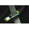 Mcdodo CA-7961 USB-A to Type-C Data Cable with Switching LED 1m green