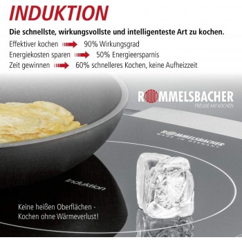 Rommelsbacher CTS 2020/IN Επιτραπέζια Εστία Επαγωγική Μονή black Rommelsbacher CTS 2020/IN Επιτραπέζια Εστία Επαγωγική Μονή black