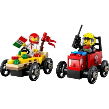 LEGO® City Pizza vs. Fire Truck Race Car (60458) LEGO® City Pizza vs. Fire Truck Race Car (60458)