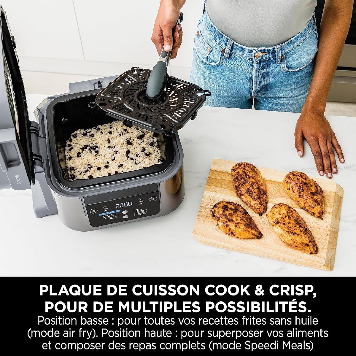 Ninja ON400EU Speedi 10-in-1 Air Fryer and Multicooker, 5 lt  1760 watt