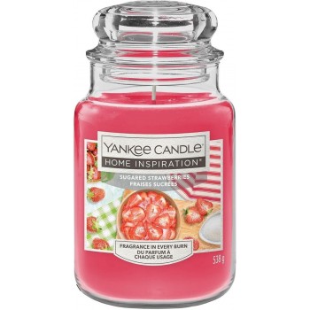 Yankee Candle Home Inspiration Sugared Strawberries Αρωματικό Κερί 538g Yankee Candle Home Inspiration Sugared Strawberries Αρωματικό Κερί 538g