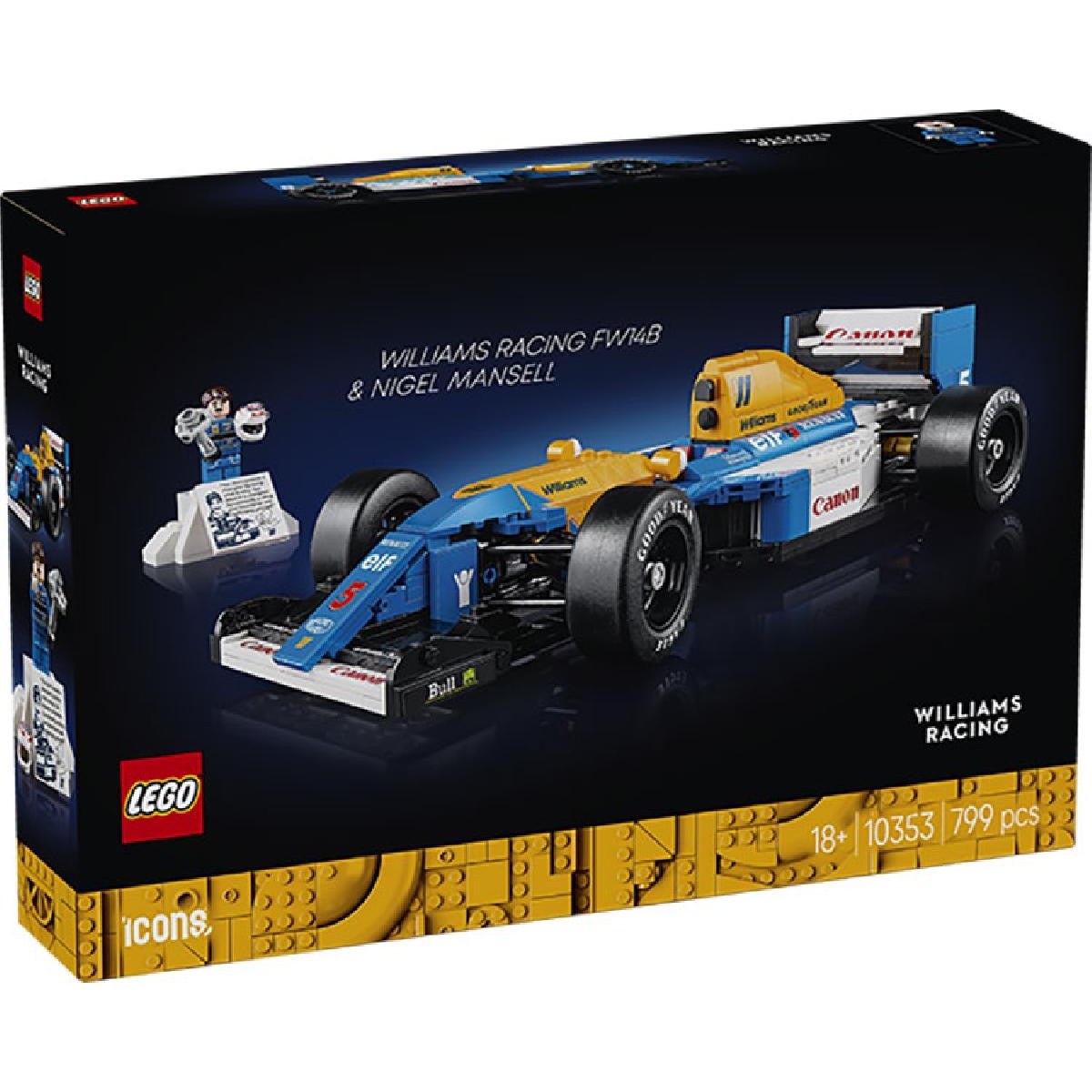 LEGO®  Icons Williams Racing FW14B & Nigel Mansell (10353)