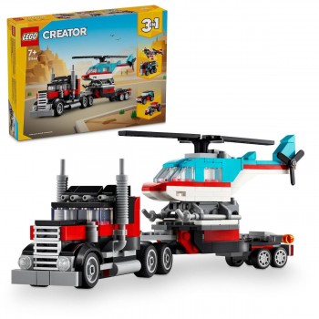 LEGO® Creator 3in1 Flatbed With Helicopter (31146) LEGO® Creator 3in1 Flatbed With Helicopter (31146)