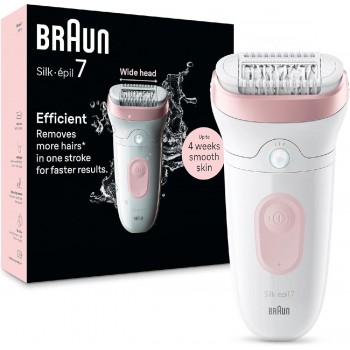 Braun Silk-epil 7 SE7-000 epilator White/Flamingo Pink Braun Silk-epil 7 SE7-000 epilator White/Flamingo Pink