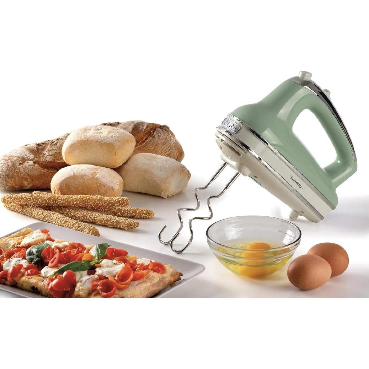 Ariete 1548/04 Μίξερ χειρός 450 watt vintage green