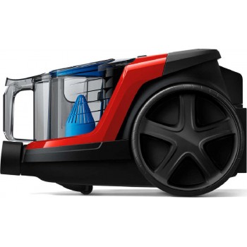 Philips PowerPro Compact FC 9330/09  Ηλεκτρική Σκούπα 900 watt με Κάδο red blue black