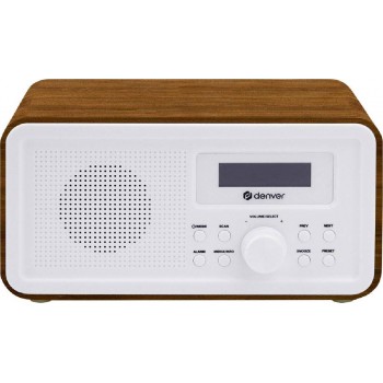 Denver DAB-30DW FM Φορητό Ραδιόφωνο Μπαταρίας Ρεύματος  DAB+ darkwood Denver DAB-30DW FM Φορητό Ραδιόφωνο Μπαταρίας Ρεύματος  DAB+ darkwood