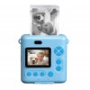 Denver KPC-1363BU kids print camera with funny silicone cover and thermal print function blue