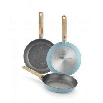 BRA Nordik set 3 τεμάχια τηγάνια 20/24/28cm