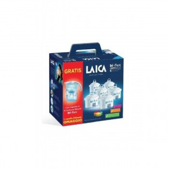 Laica J996 amore per acqua Κανάτα φιλτραρίσματος νερού 2300 ml made in Italy bpa free με 6 Ανταλλακτικά Φίλτρα Bi-Flux Laica J996 amore per acqua Κανάτα φιλτραρίσματος νερού 2300 ml made in Italy bpa free με 6 Ανταλλακτικά Φίλτρα Bi-Flux