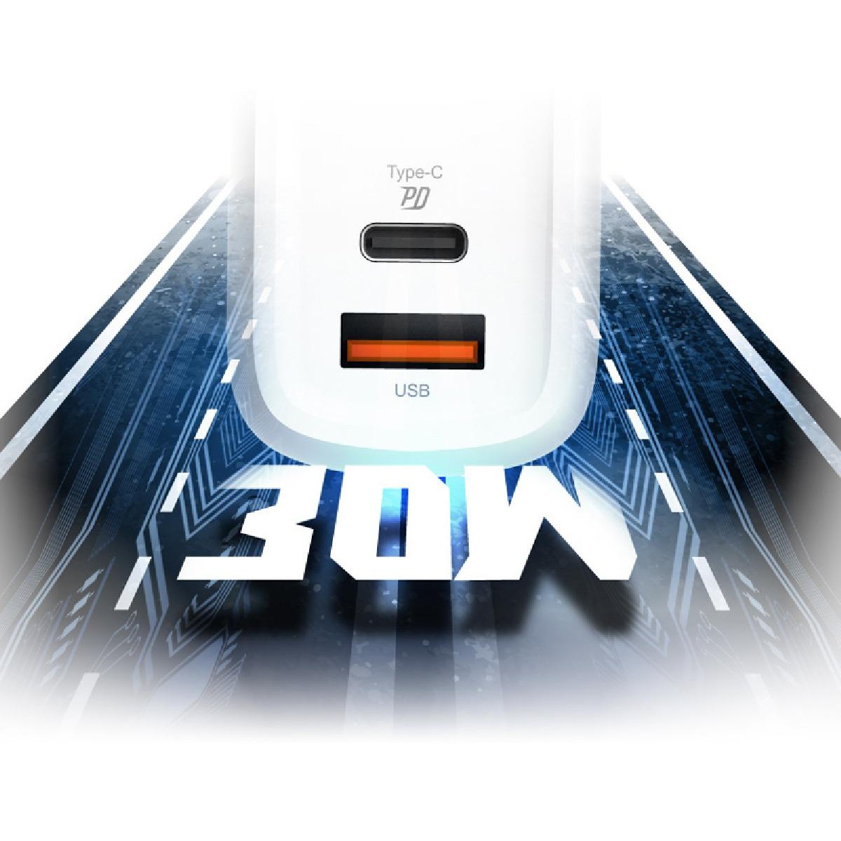 Silicon Power QM25  Wall Charger QM25 30W USB/TypC white Silicon Power QM25  Wall Charger QM25 30W USB/TypC white