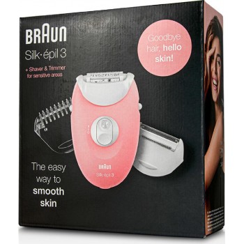 Braun Silk-Epil 3 SE 3-440 Legs & Body Αποτριχωτική μηχανή pink Braun Silk-Epil 3 SE 3-440 Legs & Body Αποτριχωτική μηχανή pink