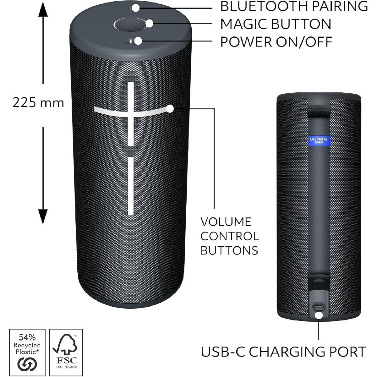 Bluetooth Speakers Ultimate Ears Megaboom 4 Black (984-001981)