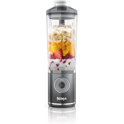 NINJA Blast Max BC251EUGY Portable USB-C Rechargeable Wireless Blender 570ml Cool Grey NINJA Blast Max BC251EUGY Portable USB-C Rechargeable Wireless Blender 570ml Cool Grey