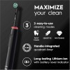 Oral-B Pro 3 3900 Black white Ηλεκτρική οδοντόβουρτσα duo edition