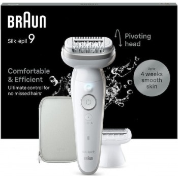 Braun Silk-epil 9 9-041 SensoSmart Epilator White Braun Silk-epil 9 9-041 SensoSmart Epilator White