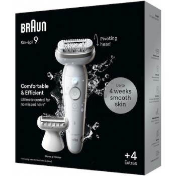Braun Silk-epil 9 9-041 SensoSmart Epilator White Braun Silk-epil 9 9-041 SensoSmart Epilator White