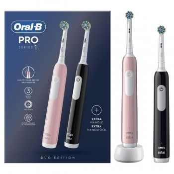 Oral-B Pro 1 Series Ηλεκτρική Οδοντόβουρτσα duo edition black pink (264326) Oral-B Pro 1 Series Ηλεκτρική Οδοντόβουρτσα duo edition black pink (264326)