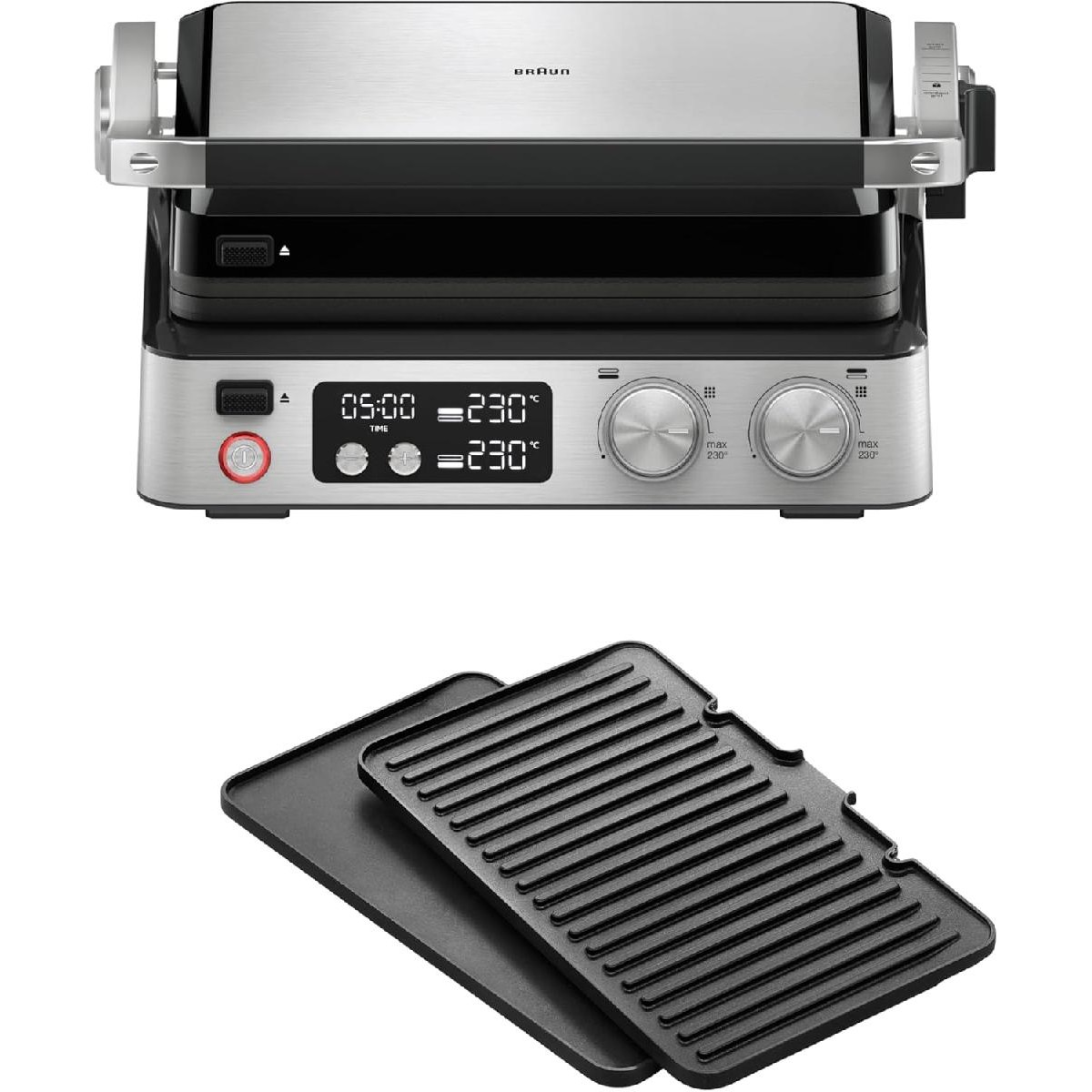 Braun MultiGrill 7 Contact Τοστιέρα Γκριλιέρα CG 7040 Black/Stainless steel