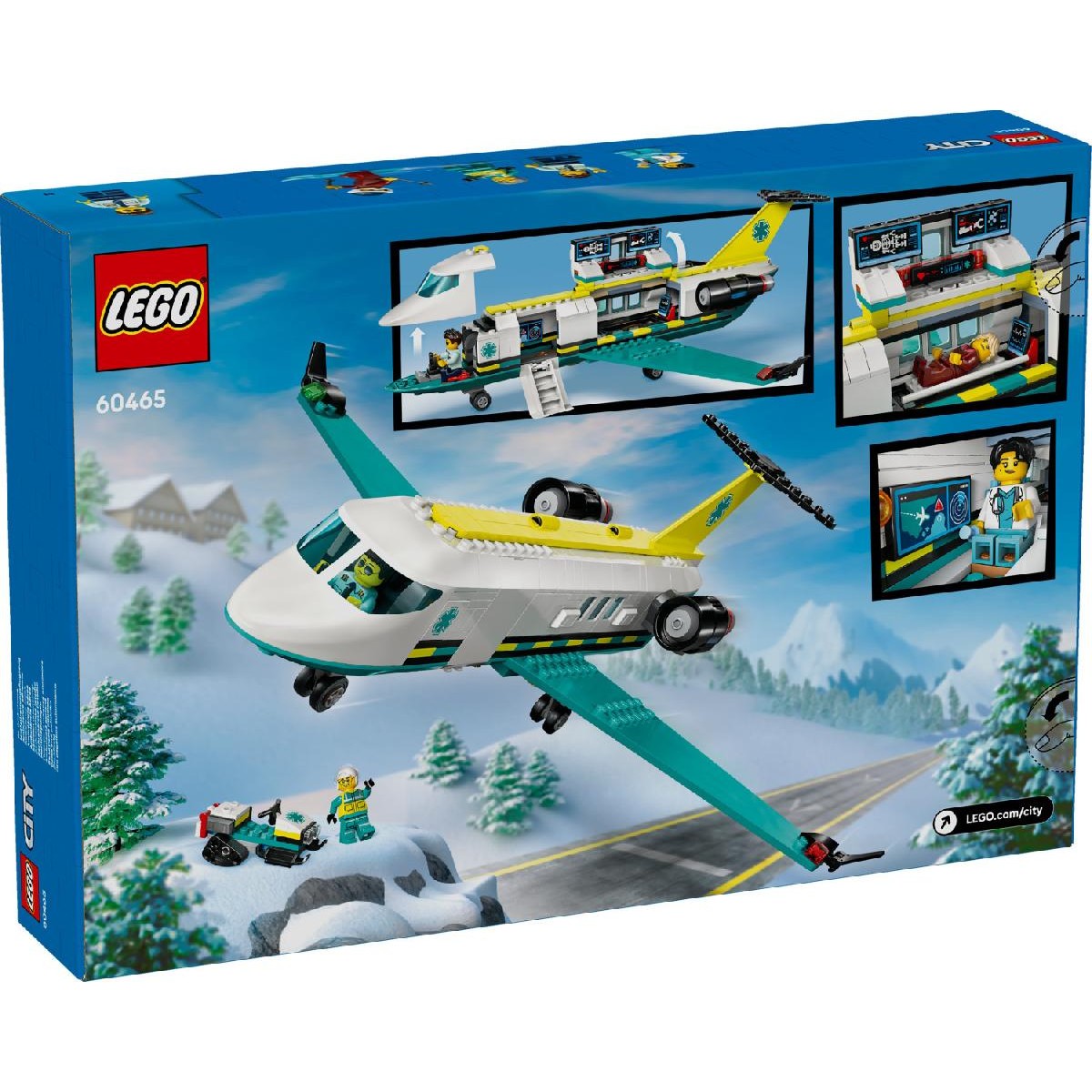 LEGO City Emergency Air Ambulane Airplane (60465)