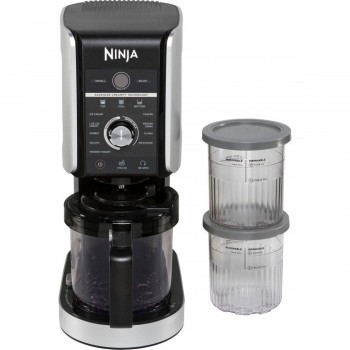 Ninja CREAMi XL Deluxe NC502EU Ice Cream & Frozen Dessert Maker 0.709lt με 2 Δοχεία silver Ninja CREAMi XL Deluxe NC502EU Ice Cream & Frozen Dessert Maker 0.709lt με 2 Δοχεία silver