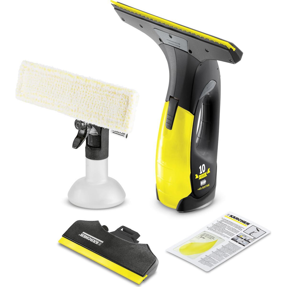 Karcher WV 2 Black Edition Καθαριστής Τζαμιών Χειρός Μπαταρίας black (1.633-426.0)